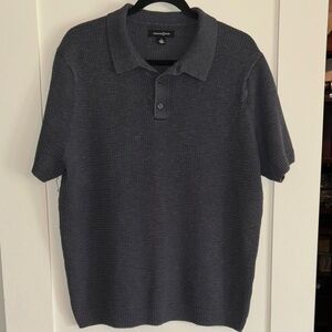 Pendleton Men’s Short-Sleeve Knit Polo - Charcoal Gray
